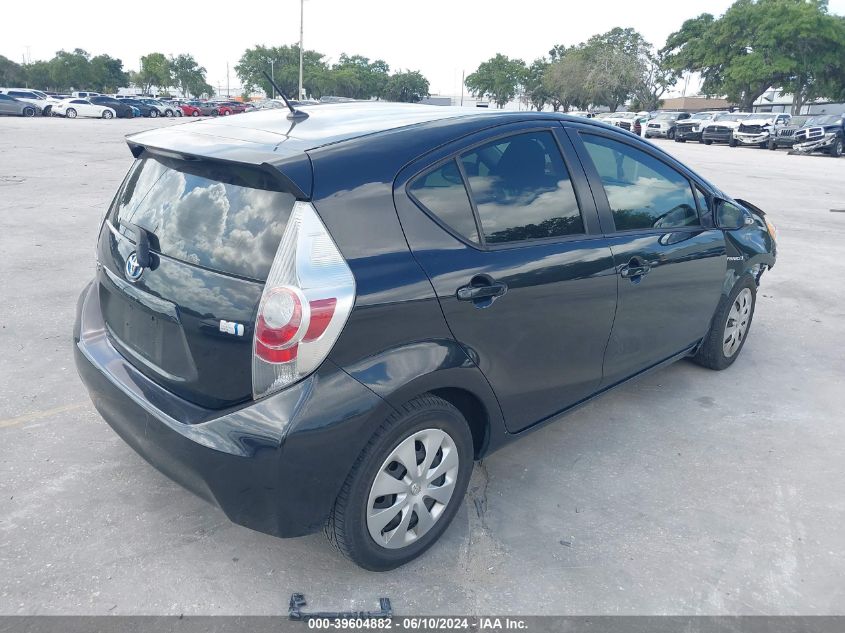 2014 Toyota Prius C Two VIN: JTDKDTB39E1563376 Lot: 39604882