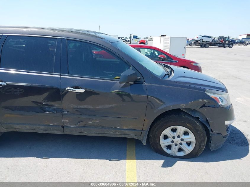 2017 Chevrolet Traverse Ls VIN: 1GNKRFEDXHJ304723 Lot: 39604906