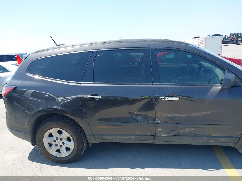 2017 Chevrolet Traverse Ls VIN: 1GNKRFEDXHJ304723 Lot: 39604906