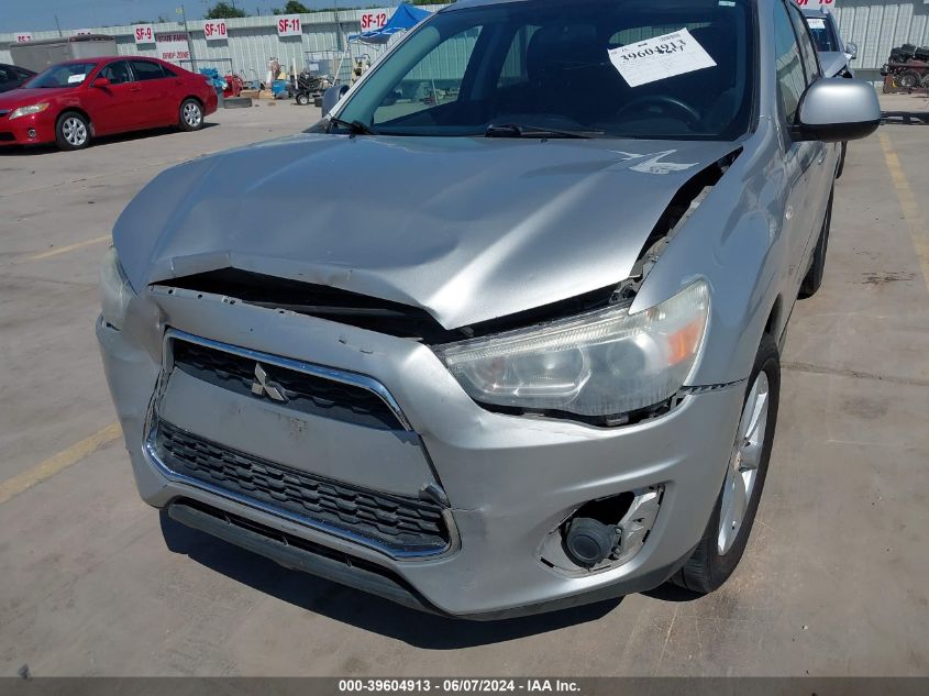 2014 Mitsubishi Outlander Sport Es VIN: 4A4AP3AU4EE021875 Lot: 39604913