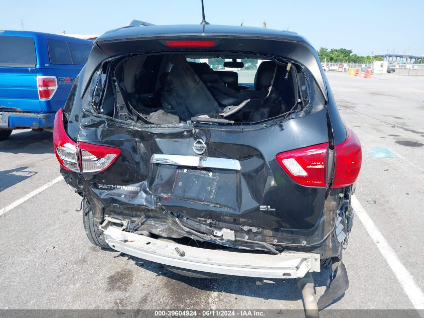 2018 Nissan Pathfinder Sl VIN: 5N1DR2MN8JC629123 Lot: 39604924