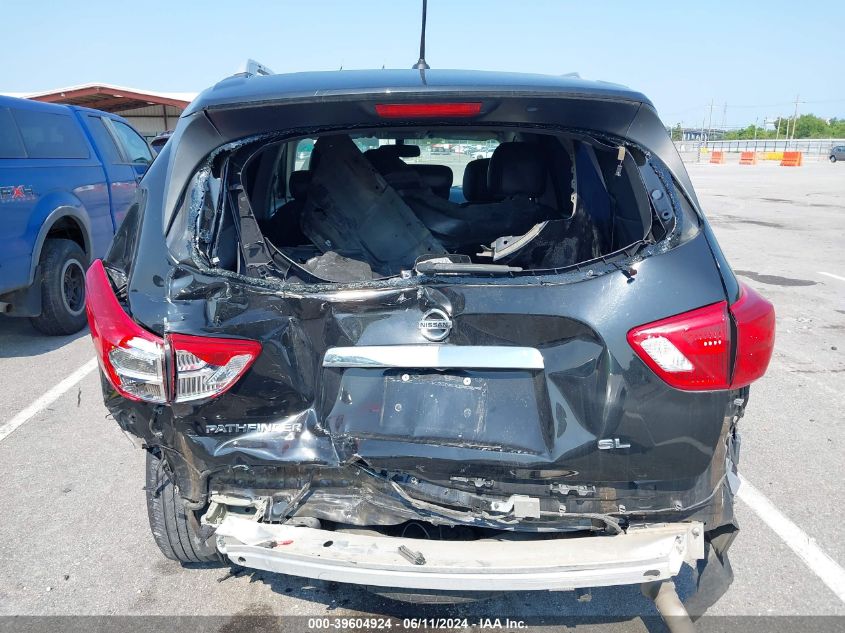 2018 Nissan Pathfinder Sl VIN: 5N1DR2MN8JC629123 Lot: 39604924