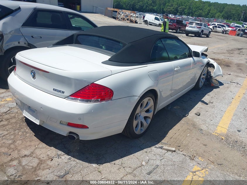2006 BMW 650I VIN: WBAEK13456CN79012 Lot: 39604932