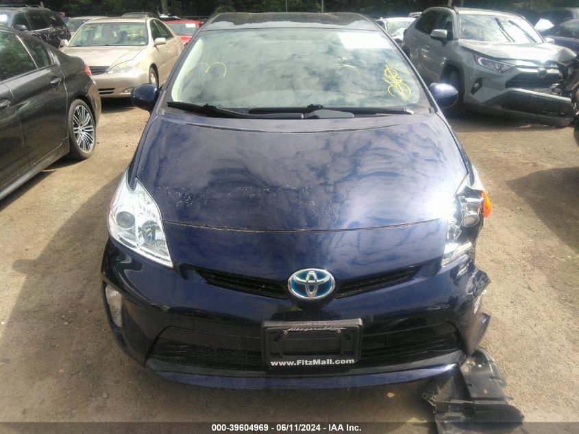 2015 Toyota Prius Two VIN: JTDKN3DU1F0405057 Lot: 39604969
