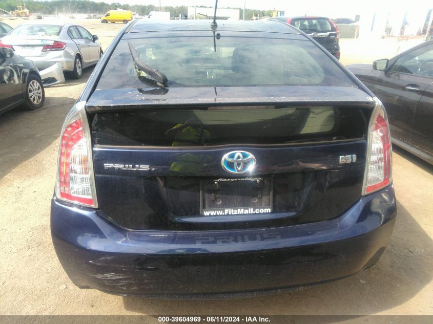 2015 Toyota Prius Two VIN: JTDKN3DU1F0405057 Lot: 39604969