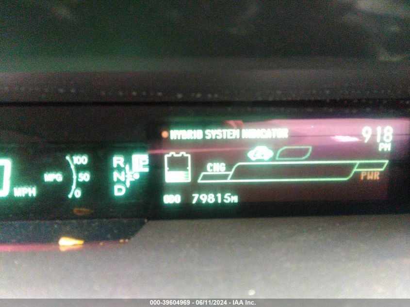 2015 Toyota Prius Two VIN: JTDKN3DU1F0405057 Lot: 39604969