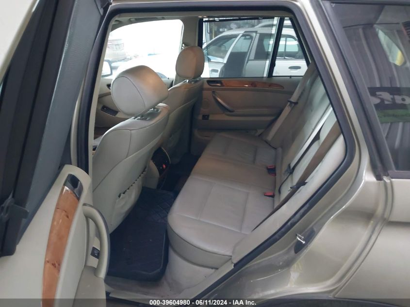 2004 BMW X5 3.0I VIN: 5UXFA135X4LU33199 Lot: 39604980