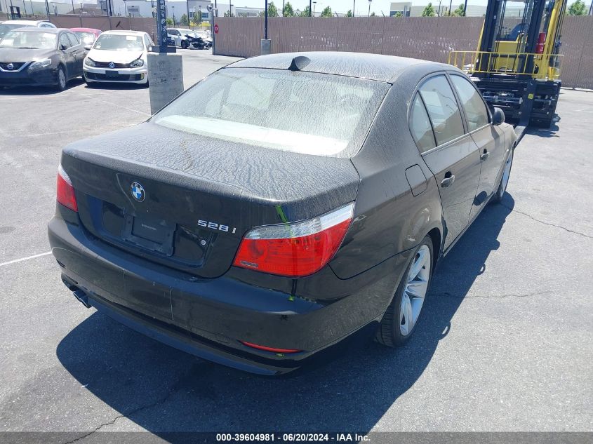 2008 BMW 528 I VIN: WBANU53548C114055 Lot: 39604981