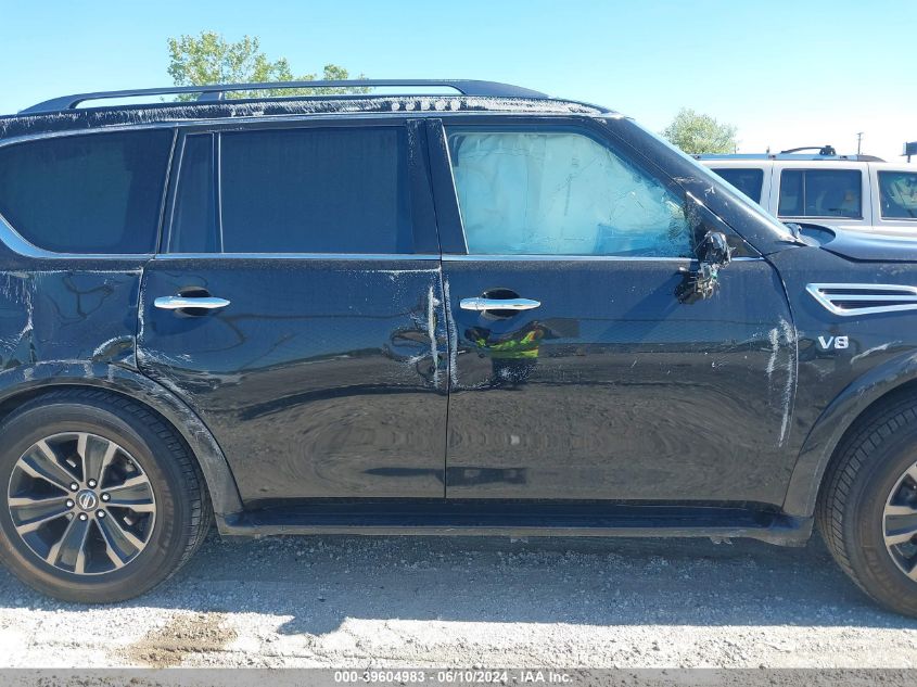 2019 Nissan Armada Platinum VIN: JN8AY2NE4K9758889 Lot: 39604983