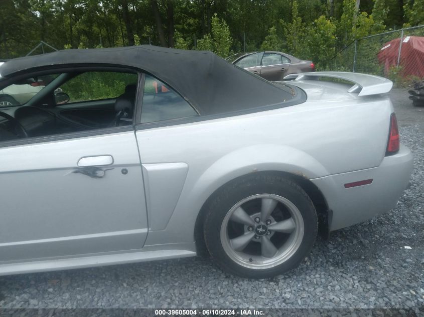 2002 Ford Mustang Gt VIN: 1FAFP45XX2F186283 Lot: 39605004