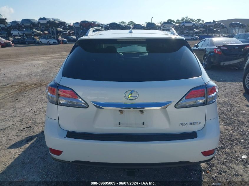 2014 Lexus Rx 350 VIN: 2T2ZK1BA9EC142580 Lot: 39605009