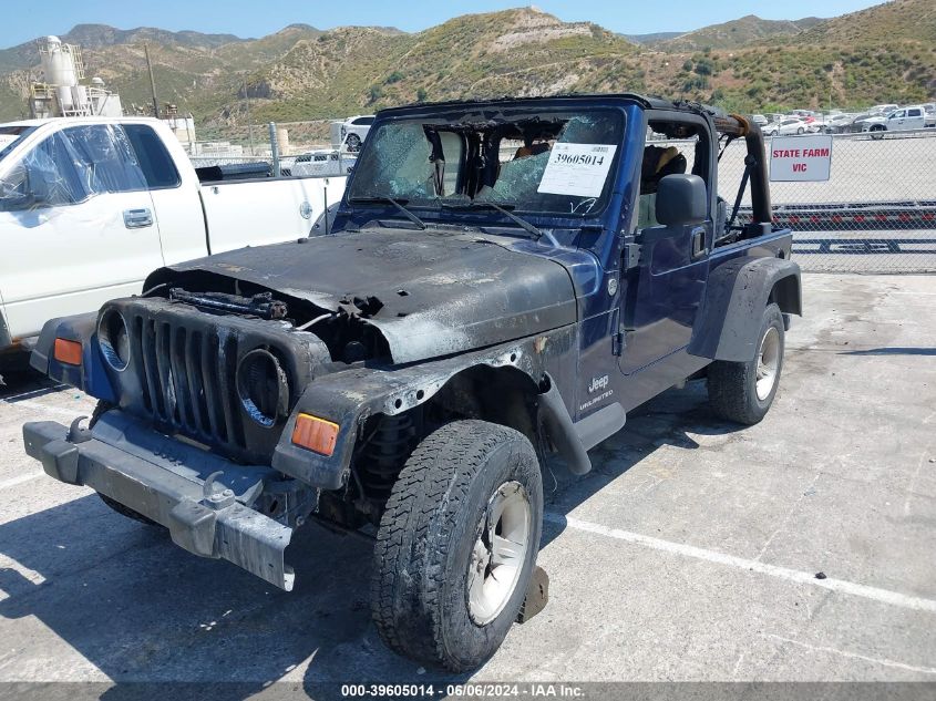 2005 Jeep Wrangler Unlimited VIN: 1J4FA44S35P307181 Lot: 39605014