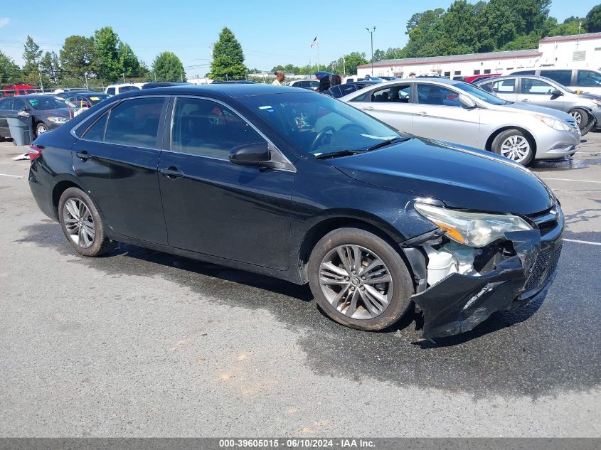 2015 Toyota Camry Se VIN: 4T1BF1FK9FU887262 Lot: 39605015