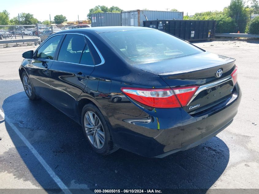 2015 Toyota Camry Se VIN: 4T1BF1FK9FU887262 Lot: 39605015