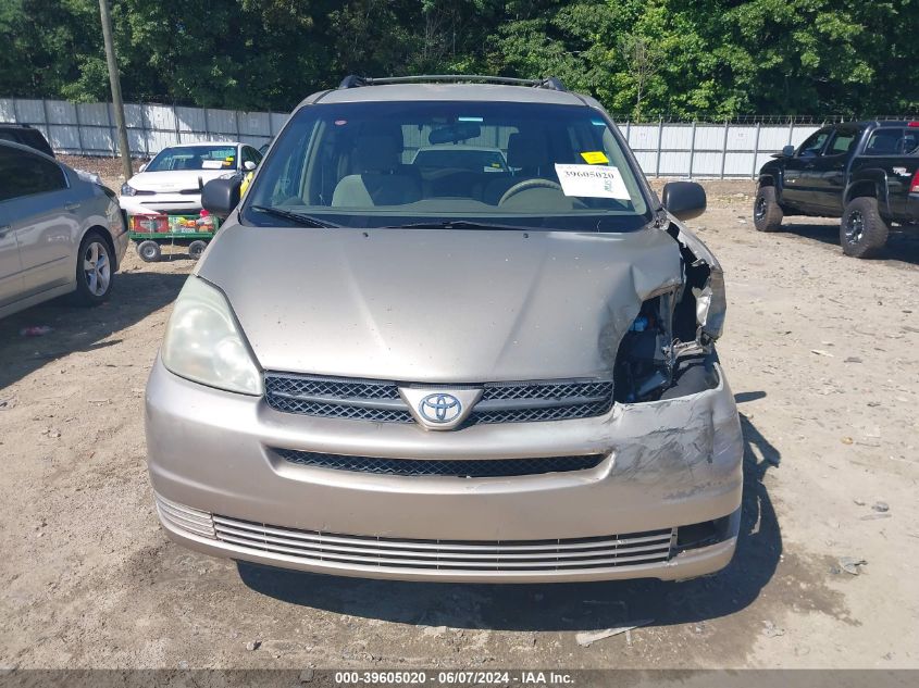 2004 Toyota Sienna Le VIN: 5TDZA23C14S130328 Lot: 39605020