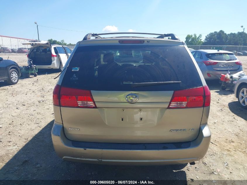 2004 Toyota Sienna Le VIN: 5TDZA23C14S130328 Lot: 39605020