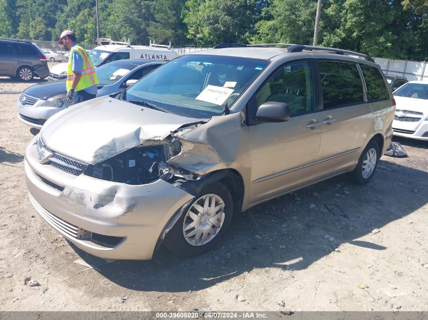 2004 Toyota Sienna Le VIN: 5TDZA23C14S130328 Lot: 39605020