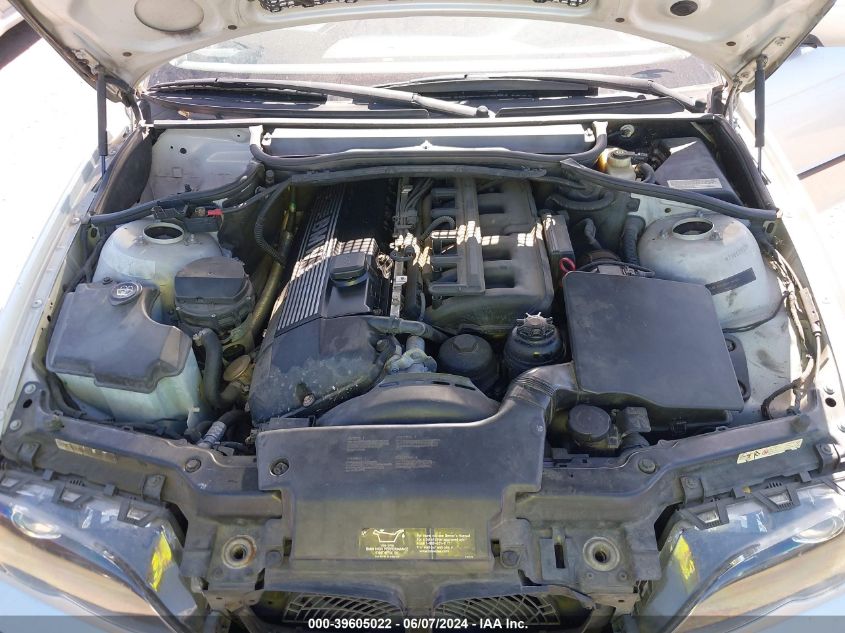 2002 BMW 325I VIN: WBAET374X2NG76453 Lot: 39605022