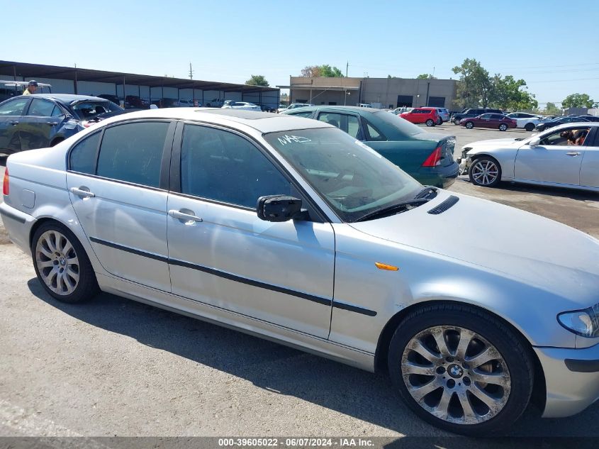 2002 BMW 325I VIN: WBAET374X2NG76453 Lot: 39605022