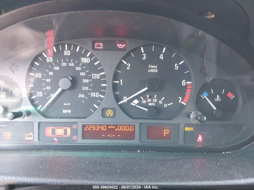 2002 BMW 325I VIN: WBAET374X2NG76453 Lot: 39605022