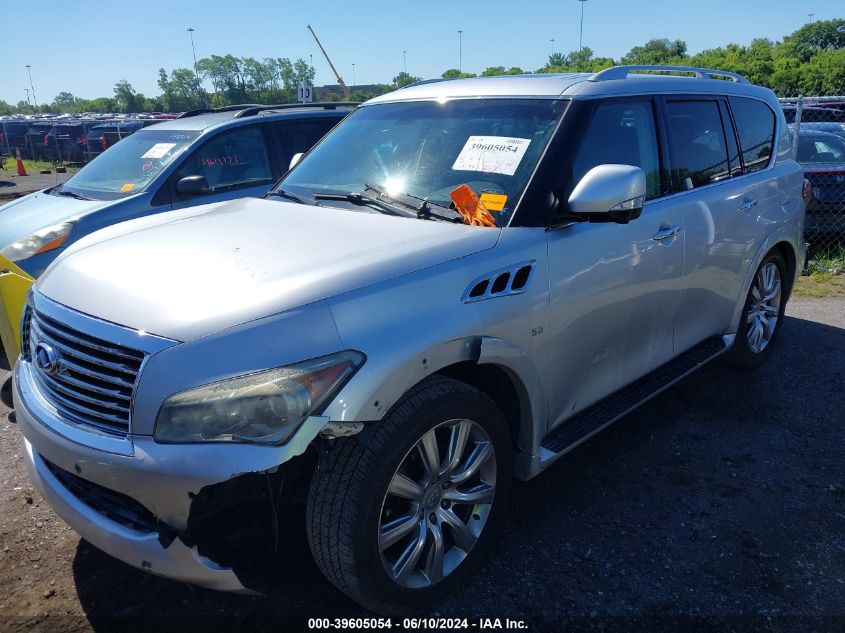 2014 Infiniti Qx80 VIN: JN8AZ2NE0E9063617 Lot: 39605054