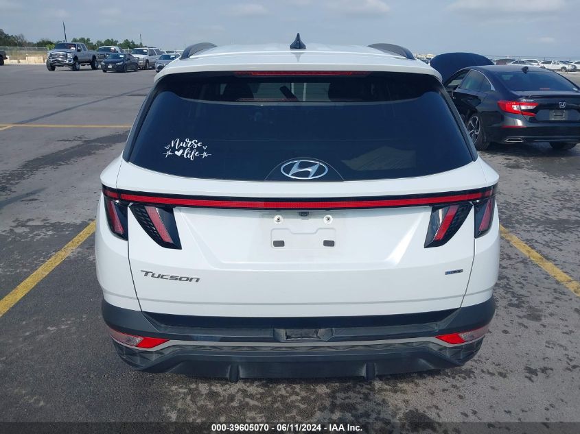 2022 Hyundai Tucson Sel VIN: 5NMJFCAE5NH123704 Lot: 39605070