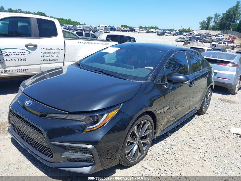 VIN 5YFS4RCE5LP054185 2020 TOYOTA COROLLA SE