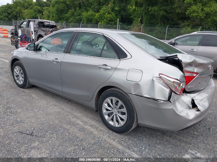 2015 Toyota Camry Le/Xle/Se/Xse VIN: 4T4BF1FK5FR501345 Lot: 39605090