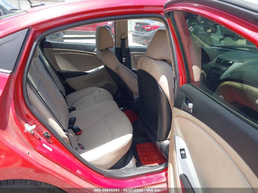 2017 Hyundai Accent Se VIN: KMHCT4AE6HU376837 Lot: 39605093