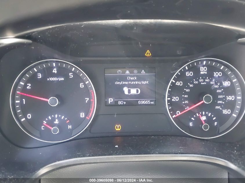 2019 Kia Forte Lxs VIN: 3KPF24AD6KE043376 Lot: 39605098