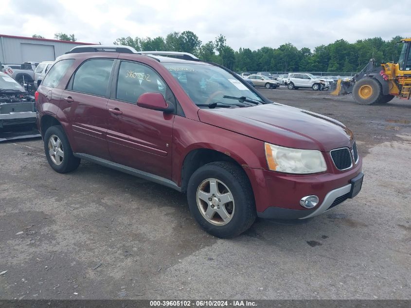 2008 Pontiac Torrent VIN: 2CKDL33F386329796 Lot: 39605102