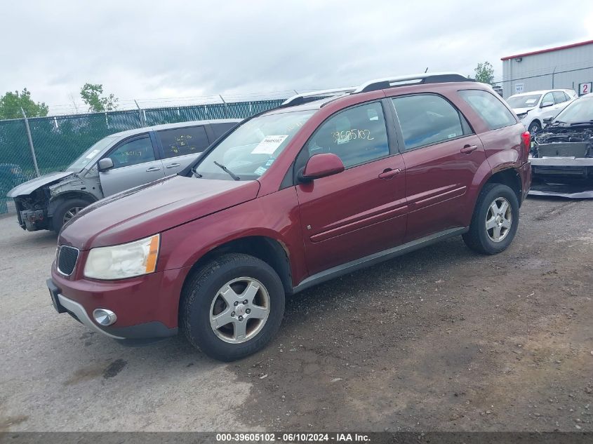 2008 Pontiac Torrent VIN: 2CKDL33F386329796 Lot: 39605102