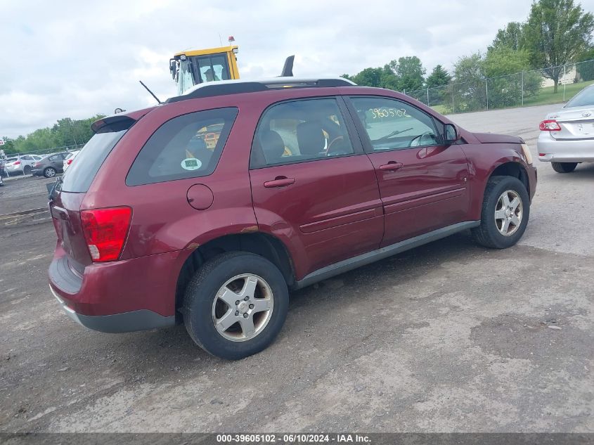 2008 Pontiac Torrent VIN: 2CKDL33F386329796 Lot: 39605102