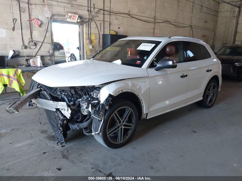 2018 Audi Sq5 3.0T Premium Plus VIN: WA1A4AFYXJ2213484 Lot: 39605126