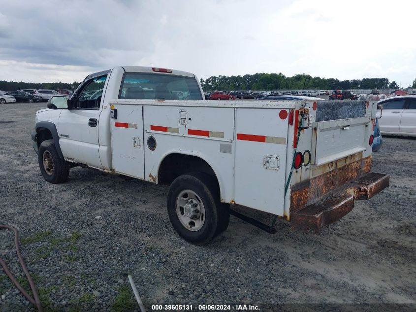 2003 Chevrolet Silverado C2500 Heavy Duty VIN: 1GBHC24U53E325161 Lot: 39605131