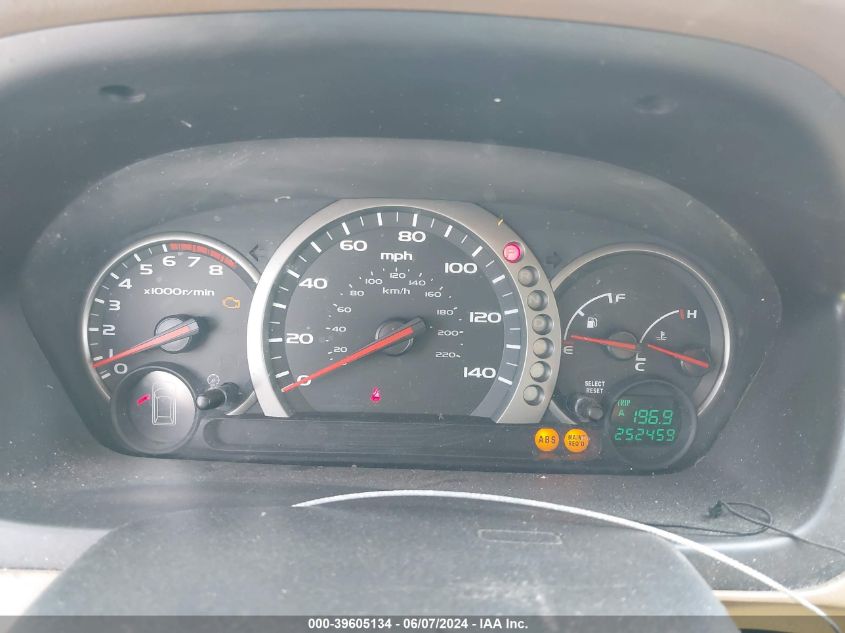 2003 Honda Pilot Ex VIN: 2HKYF18453H535511 Lot: 39605134