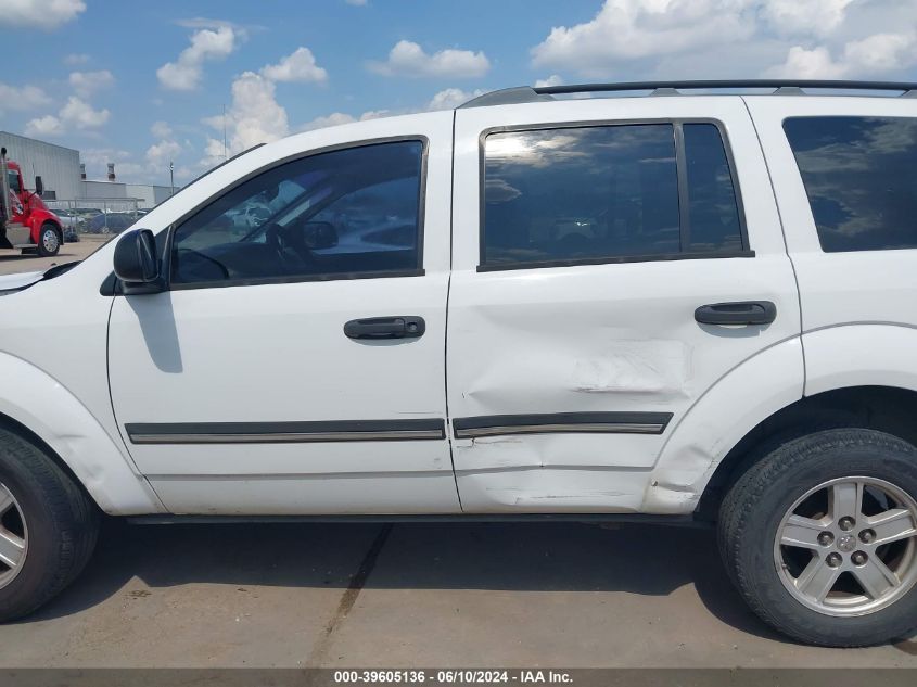 2008 Dodge Durango Slt VIN: 1D8HD482X8F116806 Lot: 39605136