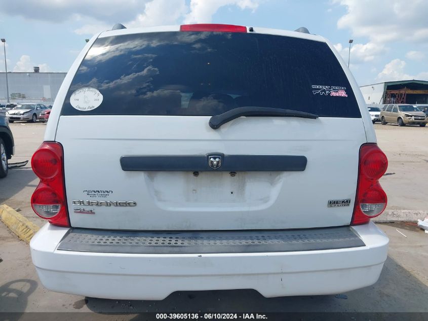 2008 Dodge Durango Slt VIN: 1D8HD482X8F116806 Lot: 39605136