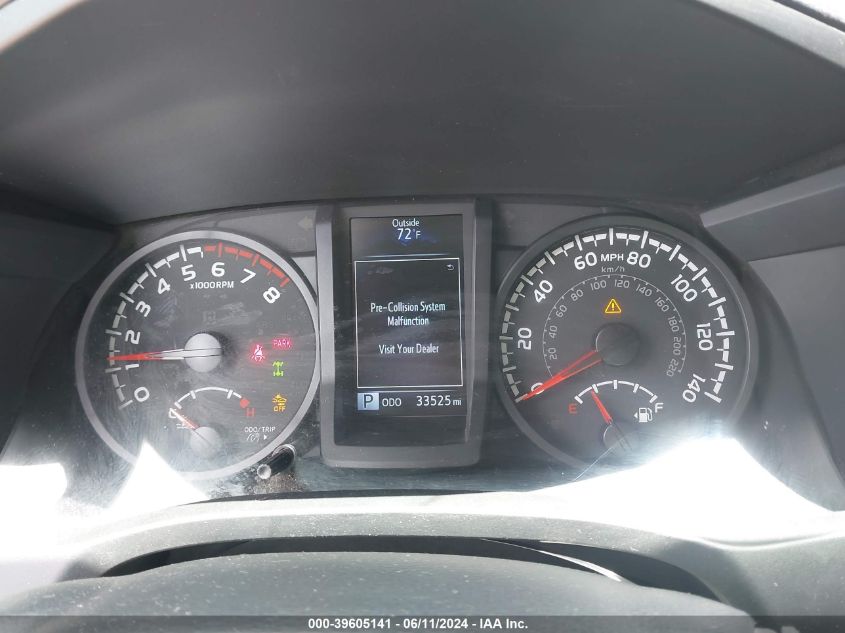 2022 Toyota Tacoma Sr VIN: 3TYSX5EN4NT011548 Lot: 39605141