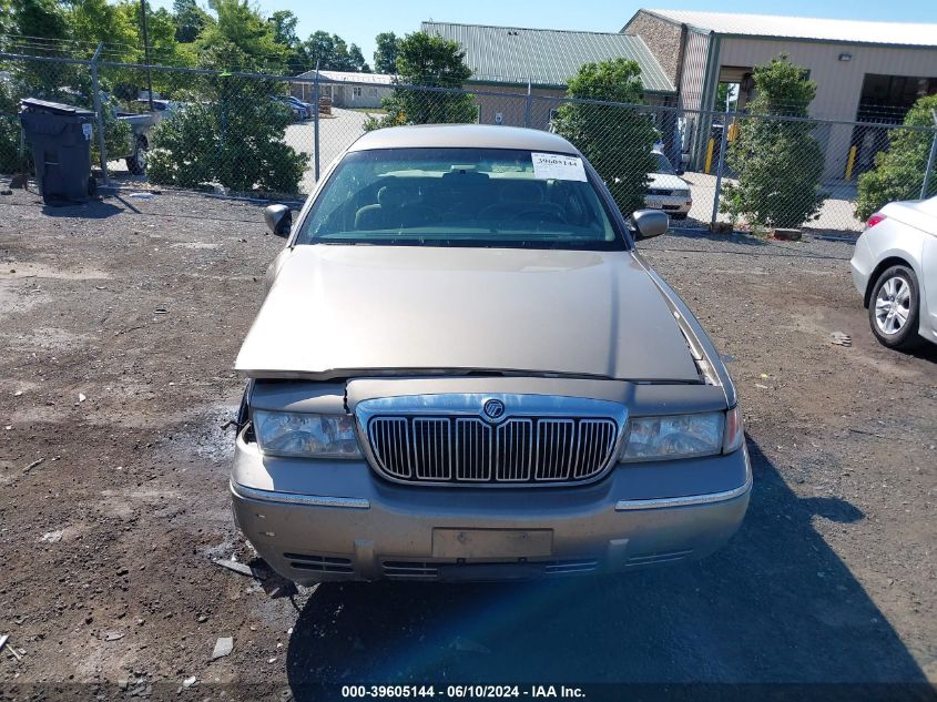 2001 Mercury Grand Marquis Gs VIN: 2MEFM74W81X695173 Lot: 39605144