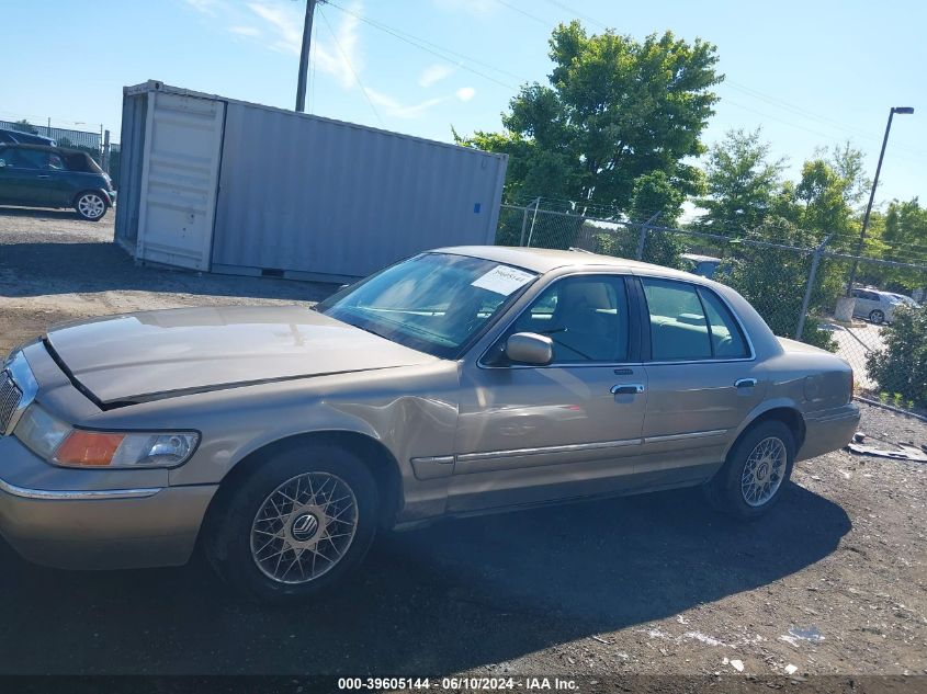 2001 Mercury Grand Marquis Gs VIN: 2MEFM74W81X695173 Lot: 39605144