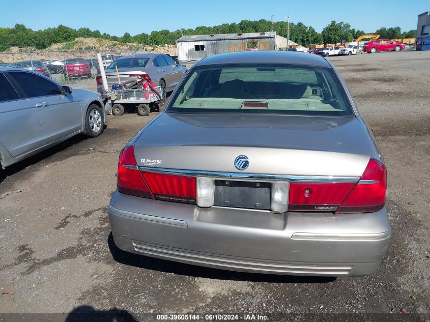 2001 Mercury Grand Marquis Gs VIN: 2MEFM74W81X695173 Lot: 39605144