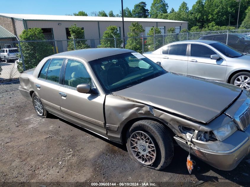 2001 Mercury Grand Marquis Gs VIN: 2MEFM74W81X695173 Lot: 39605144