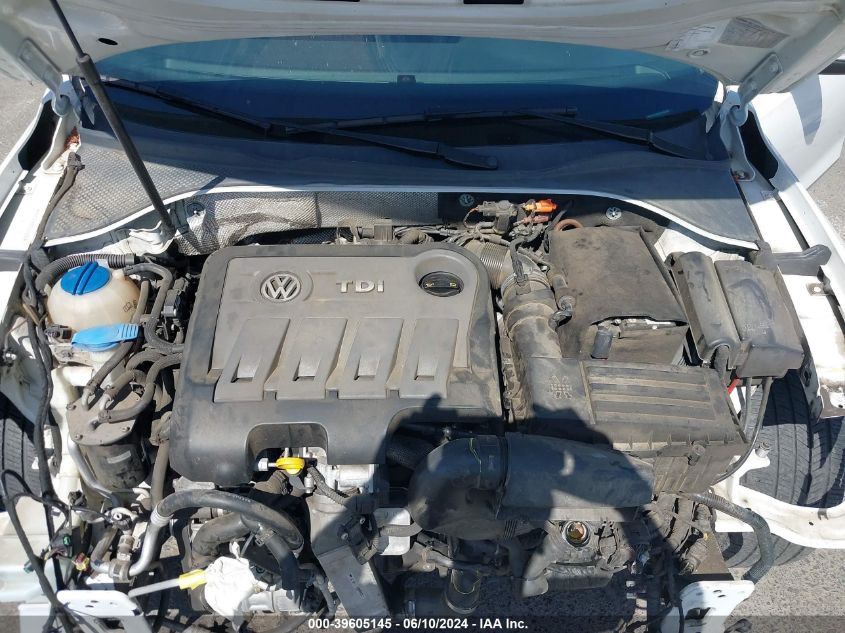 2014 Volkswagen Passat 2.0L Tdi Sel Premium VIN: 1VWCN7A35EC033255 Lot: 39605145