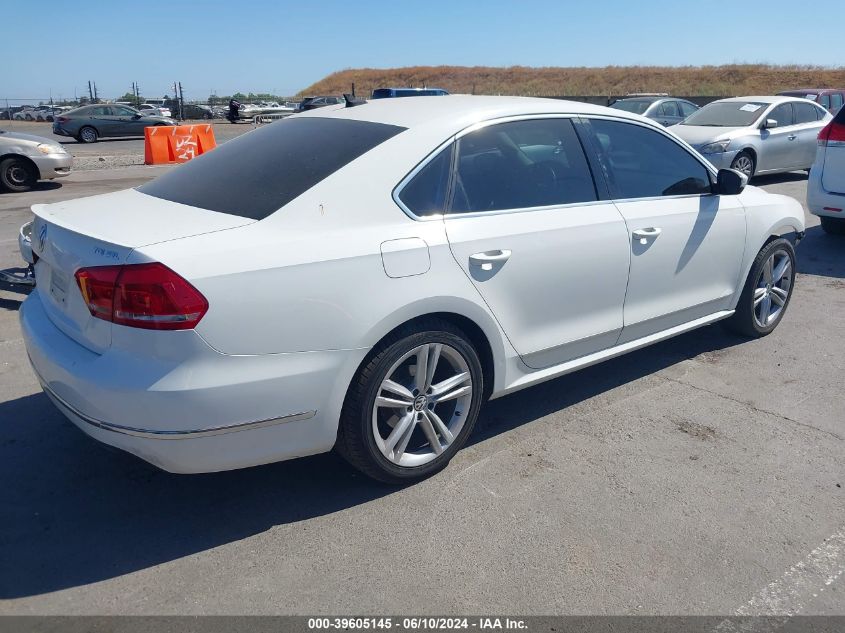 2014 Volkswagen Passat 2.0L Tdi Sel Premium VIN: 1VWCN7A35EC033255 Lot: 39605145