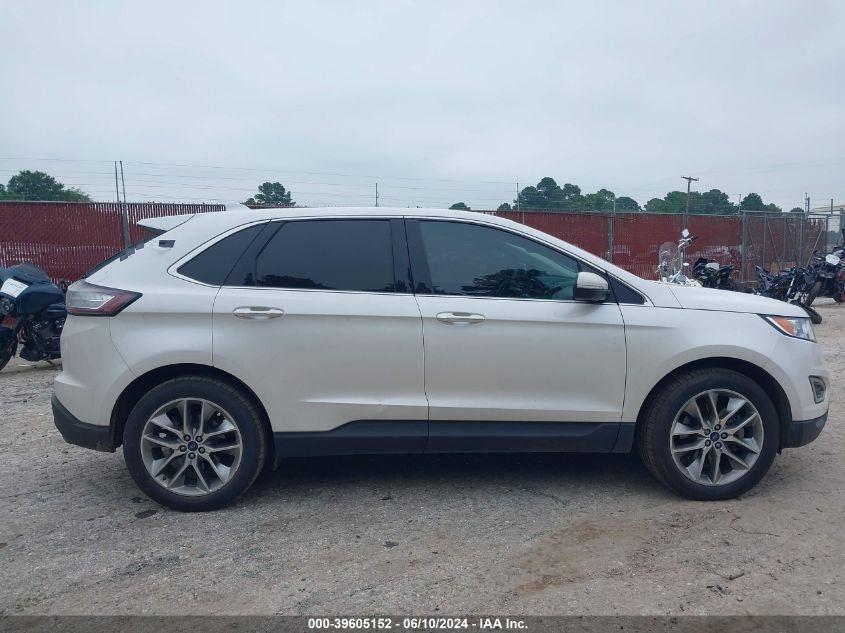 2018 Ford Edge Titanium VIN: 2FMPK3K89JBC06457 Lot: 39605152