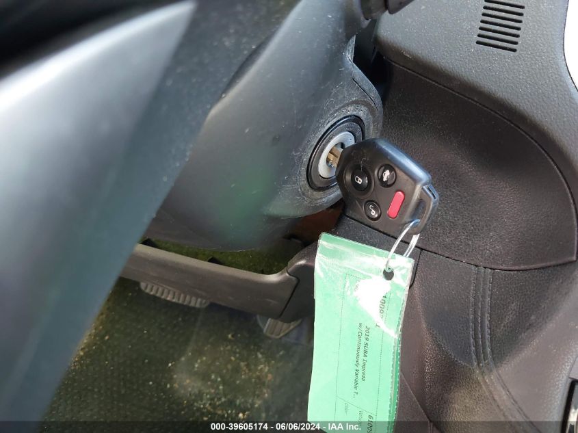 2019 Subaru Impreza 2.0I VIN: 4S3GTAB6XK3741299 Lot: 39605174