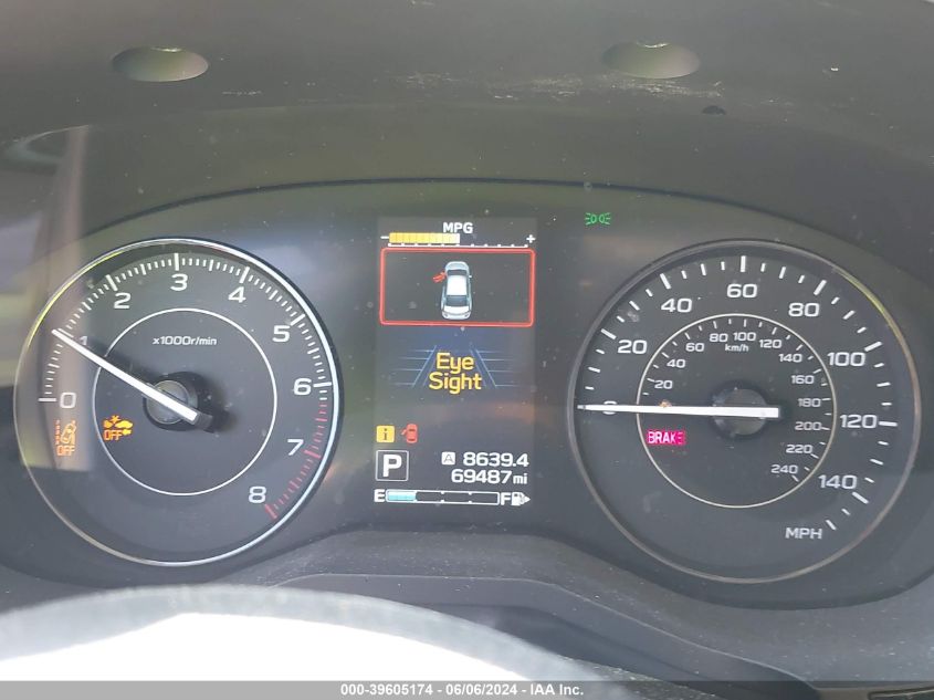 2019 Subaru Impreza 2.0I VIN: 4S3GTAB6XK3741299 Lot: 39605174