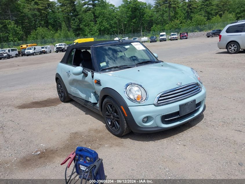 2012 Mini Cooper VIN: WMWZN3C5XCT134323 Lot: 39605204