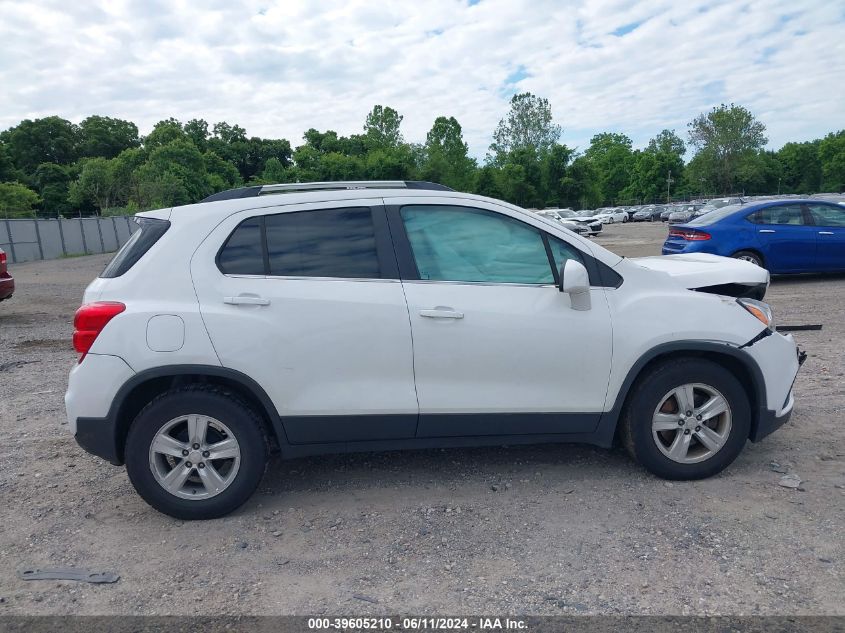 2017 Chevrolet Trax Lt VIN: 3GNCJLSB7HL163695 Lot: 39605210